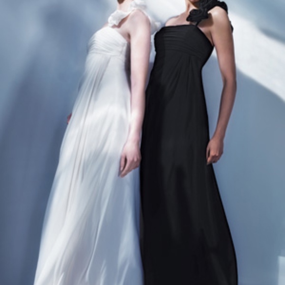 Bari Jay Style 641 Bella Chiffon Black Bridesmaids - Picture 3 of 8
